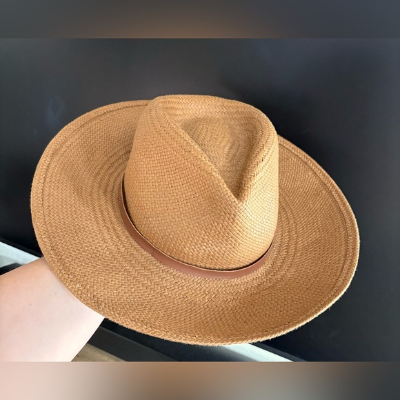 Janessa Leoné Sherman 100% Straw Hat size M - Picture 4 of 12